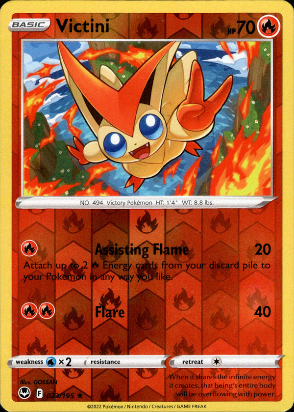 Victini - 023/195 - Silver Tempest - Reverse Holo - Card Cavern