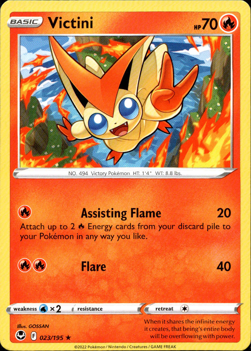 Victini - 023/195 - Silver Tempest - Card Cavern