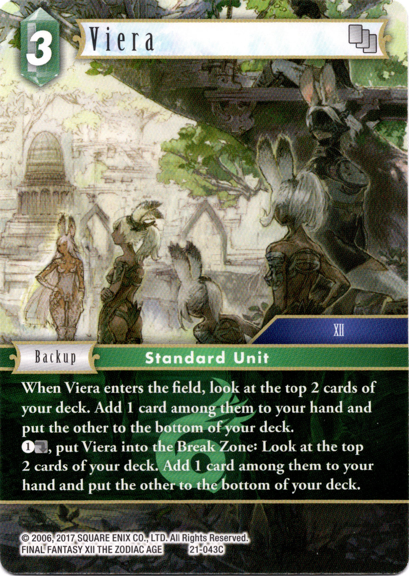 Viera - 21-043C - Beyond Destiny - Card Cavern