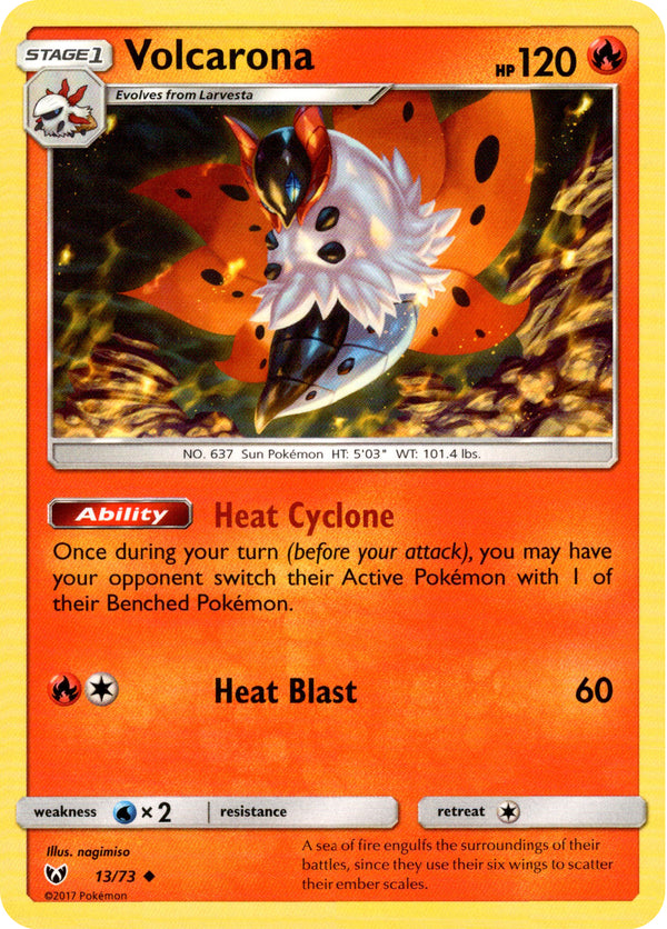 Volcarona - 13/73 - Shining Legends - Card Cavern