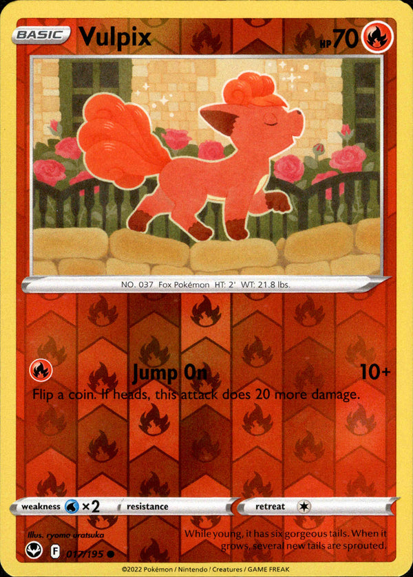 Vulpix - 017/195 - Silver Tempest - Reverse Holo - Card Cavern