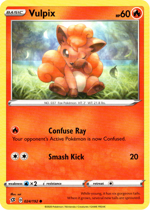 Vulpix - 24/192 - Rebel Clash - Card Cavern