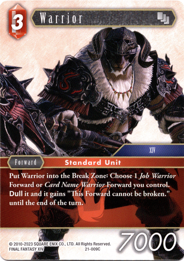 Warrior - 21-009C - Beyond Destiny - Card Cavern