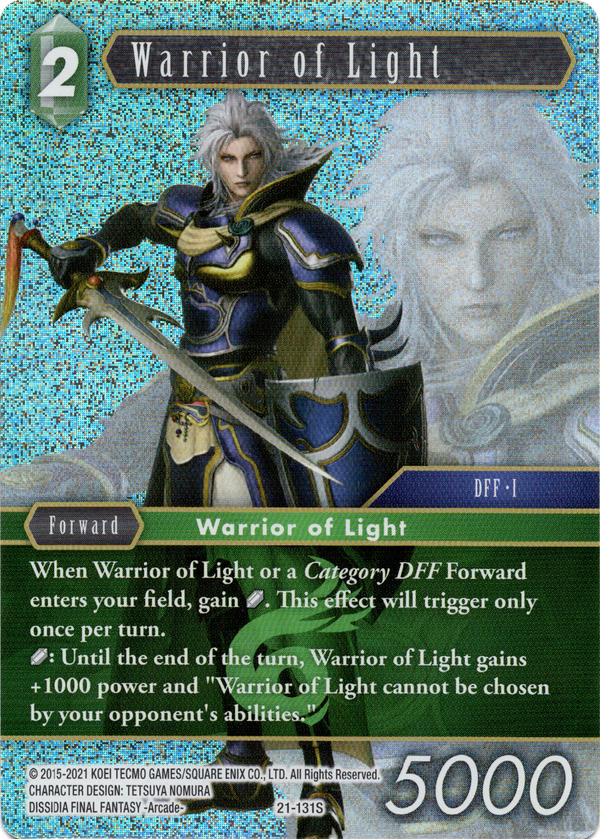 Warrior of Light - 21-131S - Beyond Destiny - Foil - Card Cavern