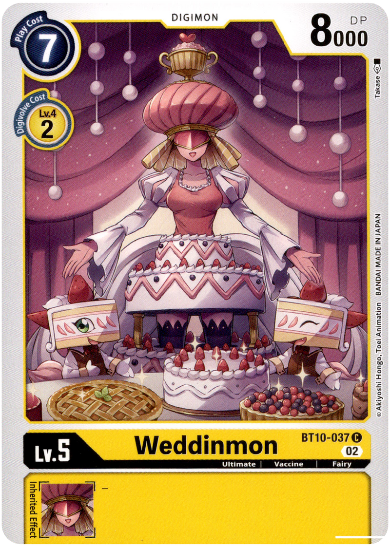 Weddinmon - BT10-037 C - Xros Encounter - Card Cavern