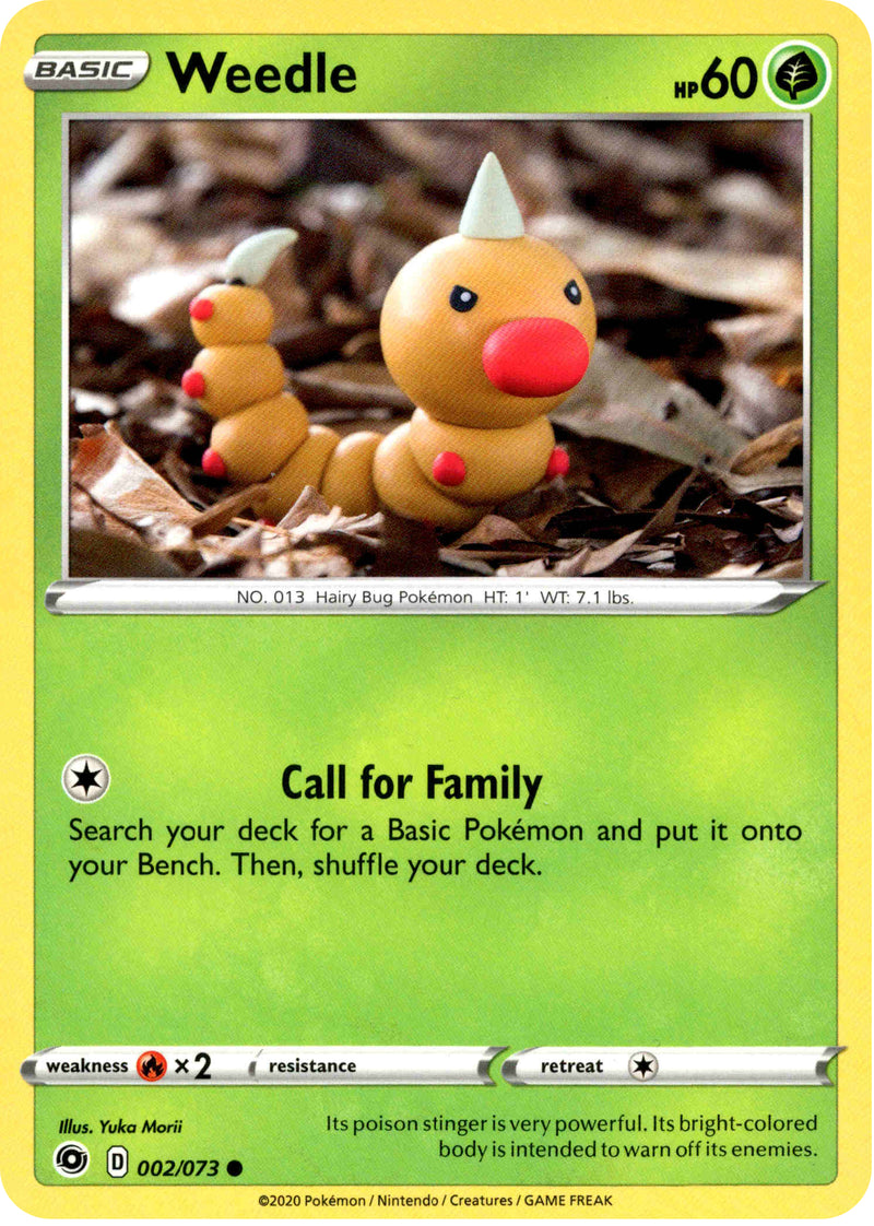 Weedle - 2/73 - Champion's Path - Card Cavern