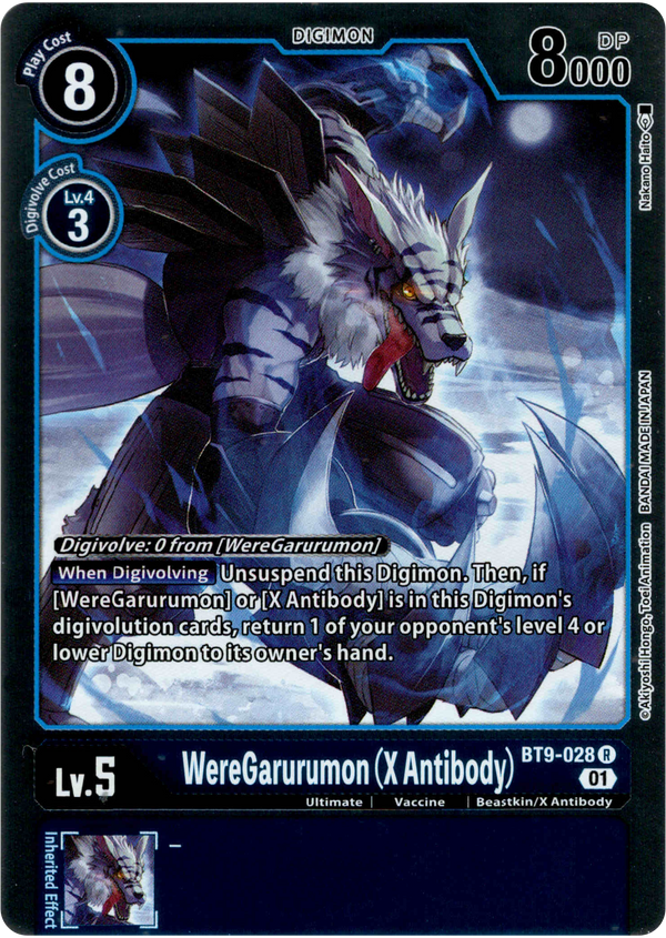 WereGarurumon (X Antibody) - BT9-028 R - X Record - Card Cavern