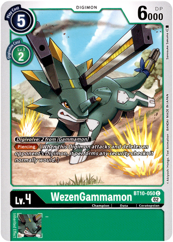 WezenGammamon - BT10-050 C - Xros Encounter - Card Cavern