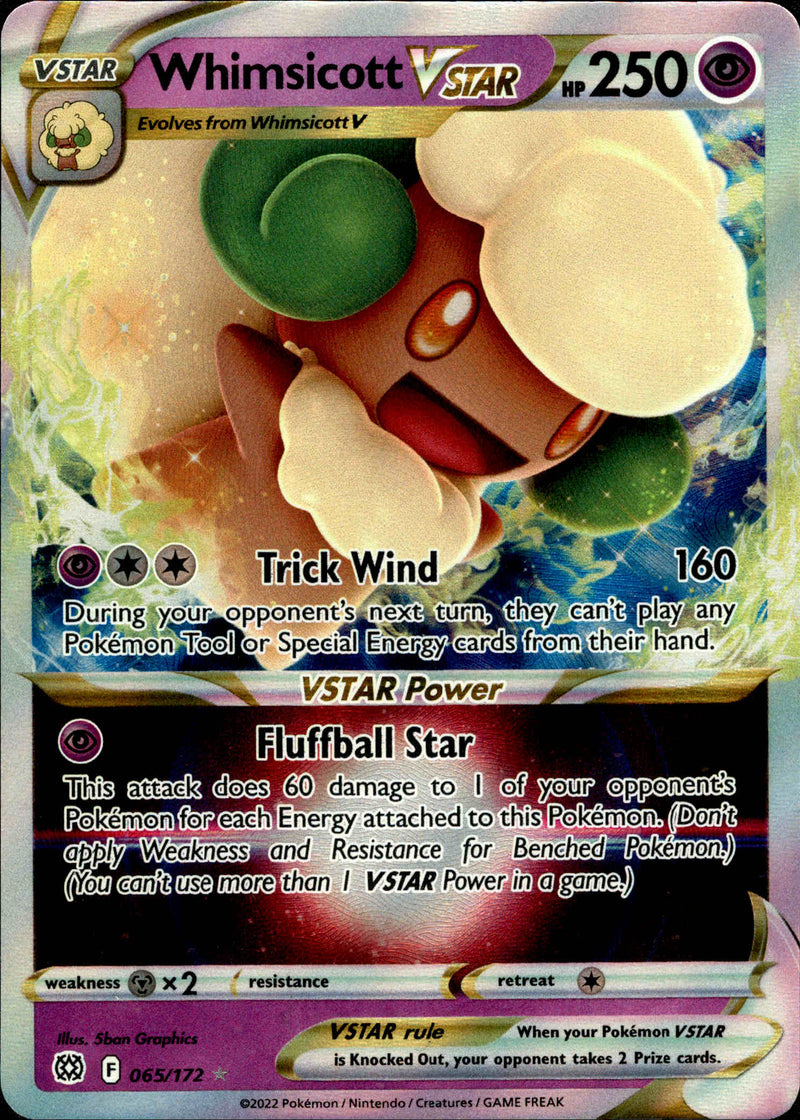 Whimsicott VSTAR - 065/172 - Brilliant Stars - Card Cavern