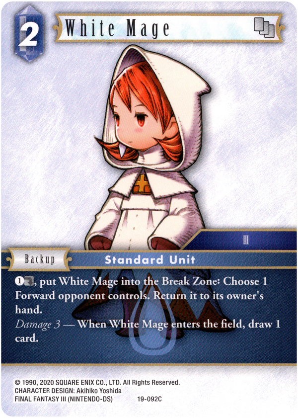 White Mage - 19-092C - From Nightmares - Card Cavern