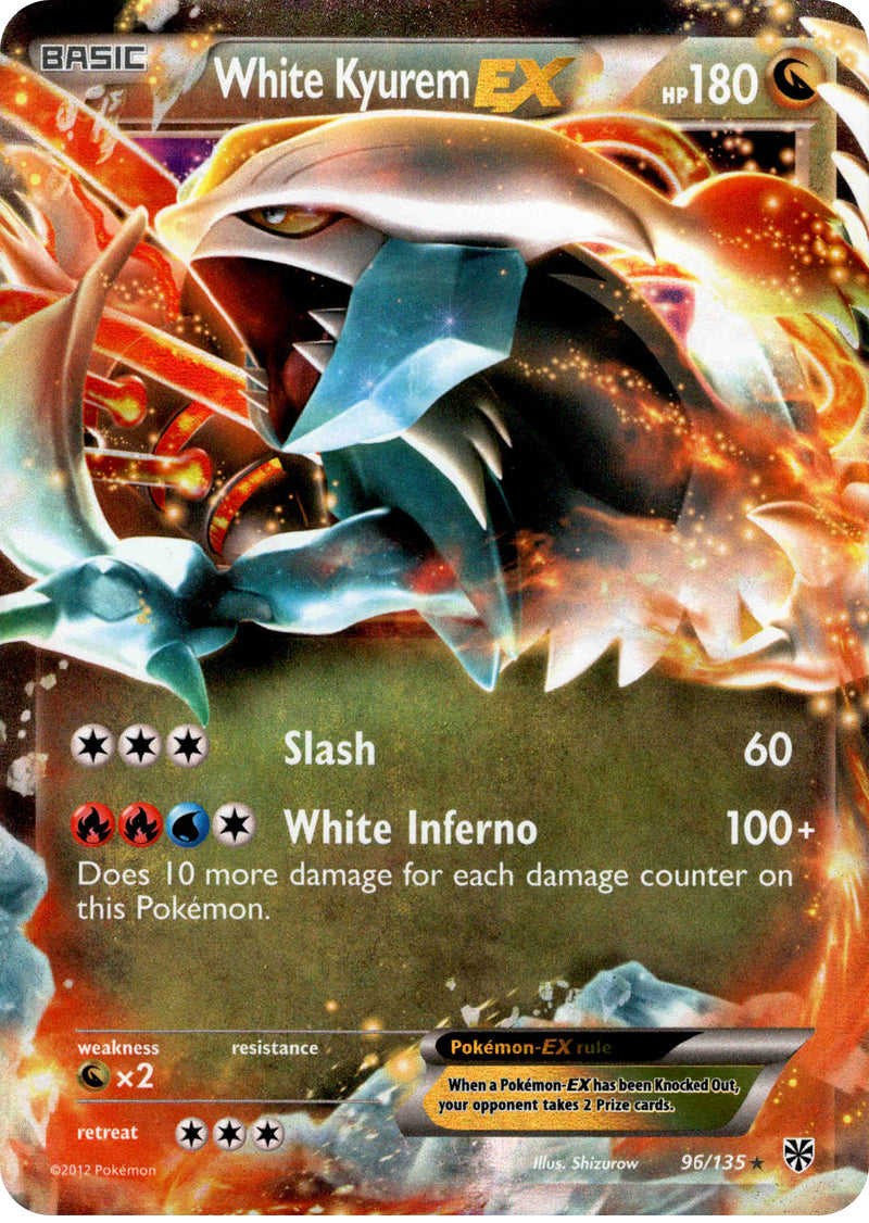 White Kyurem EX - 96/135 - Plasma Storm - Card Cavern