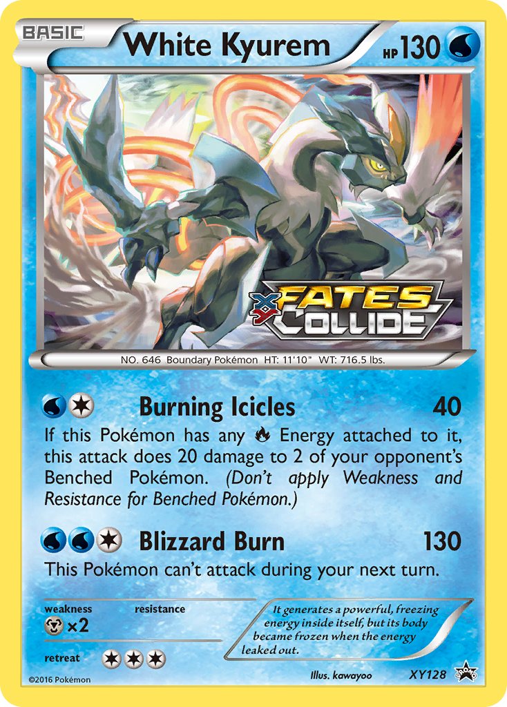 White Kyurem Prerelease - XY128 - XY Promo - Card Cavern