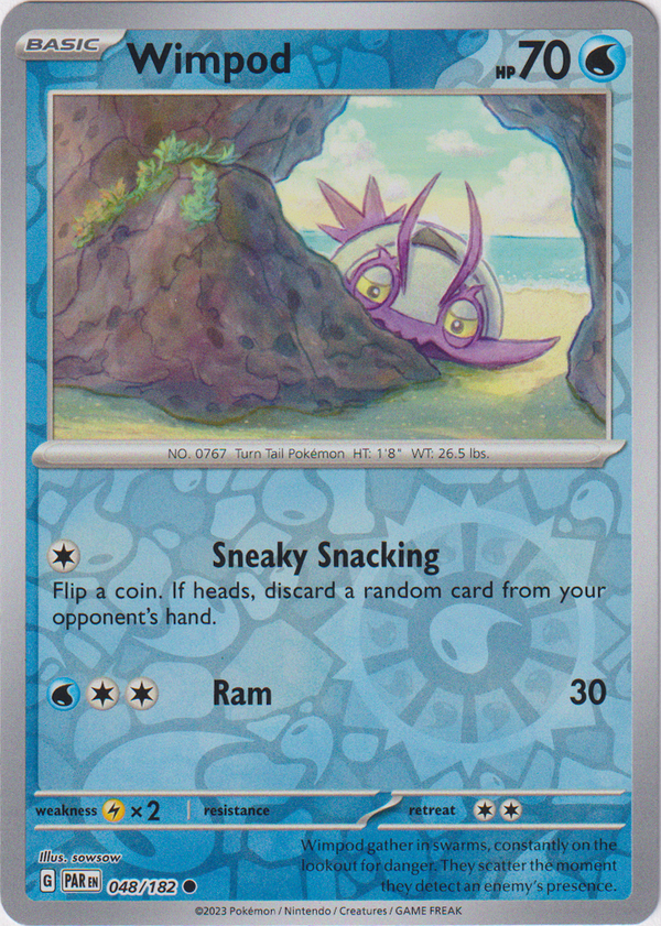 Wimpod - 048/182 - Paradox Rift - Reverse Holo - Card Cavern