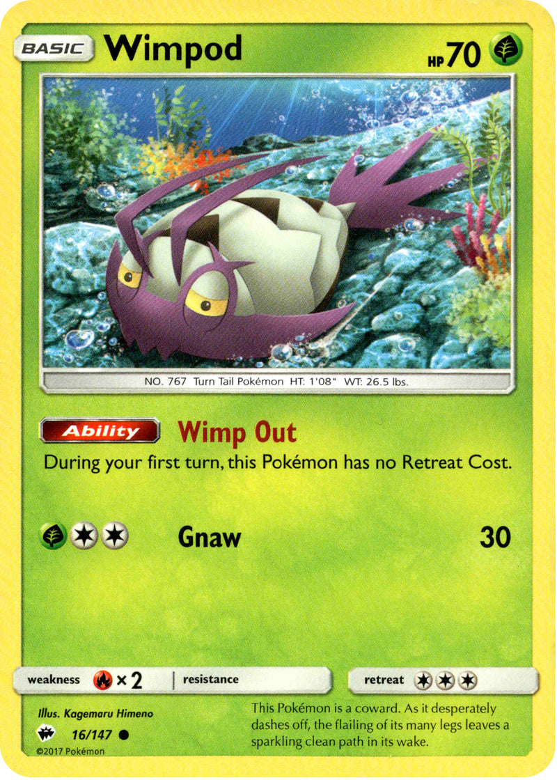 Wimpod - 16/147 - Burning Shadows - Card Cavern