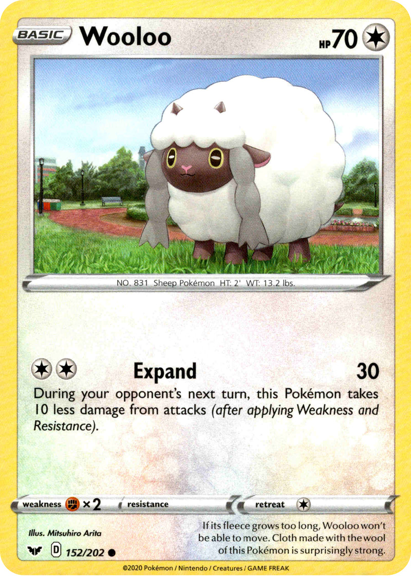 Wooloo - 152/202 - Sword & Shield - Card Cavern