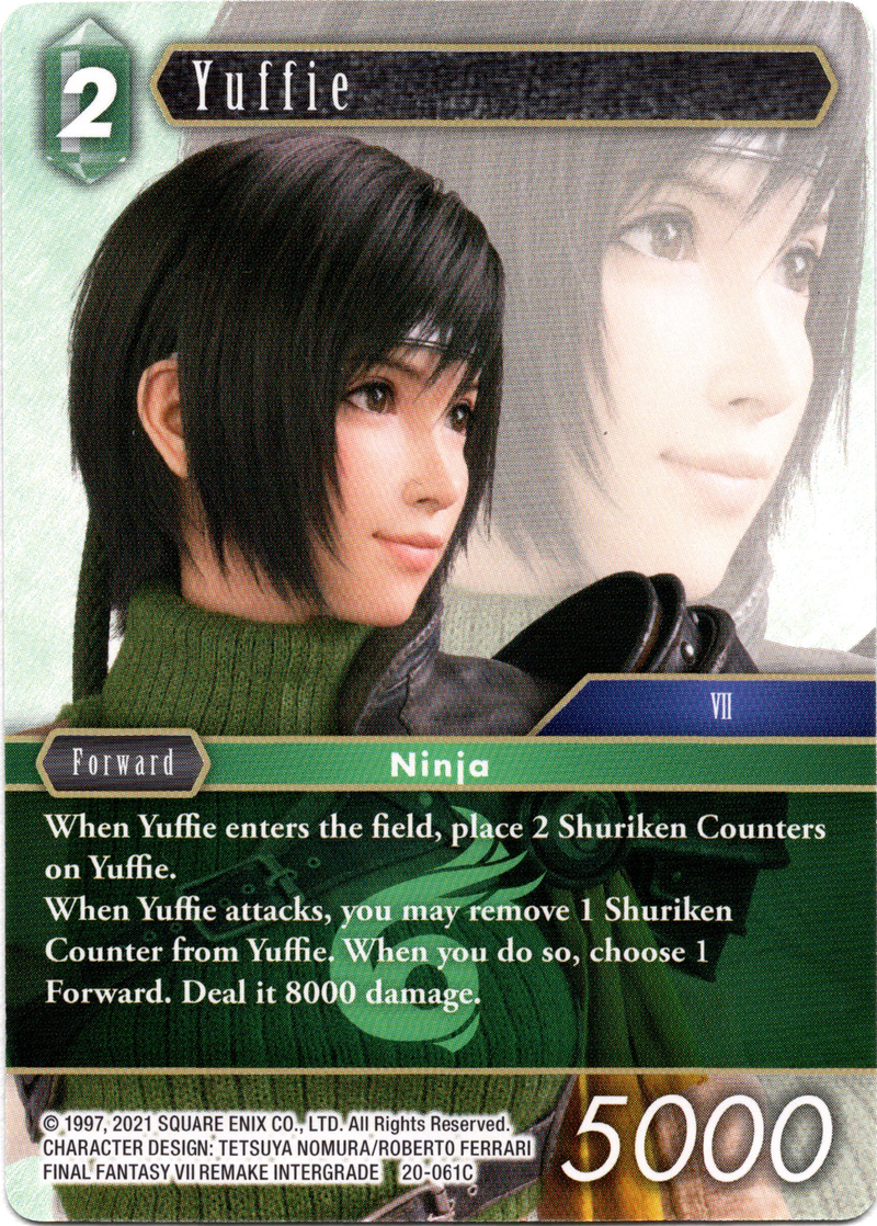 Yuffie - 20-061C - Dawn of Heroes - Card Cavern