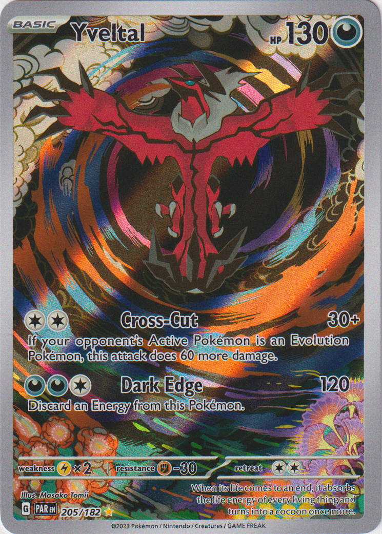 Yveltal - 205/182 - Paradox Rift - Holo - Card Cavern