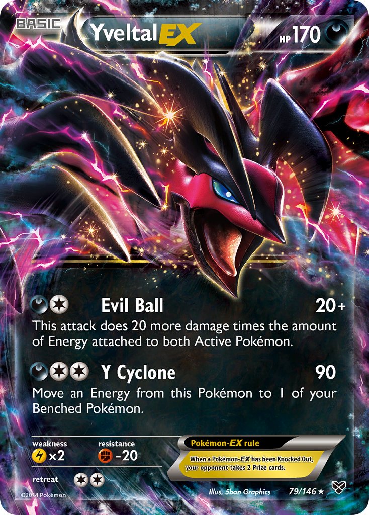 Yveltal EX - 79/146 - XY Base - Card Cavern