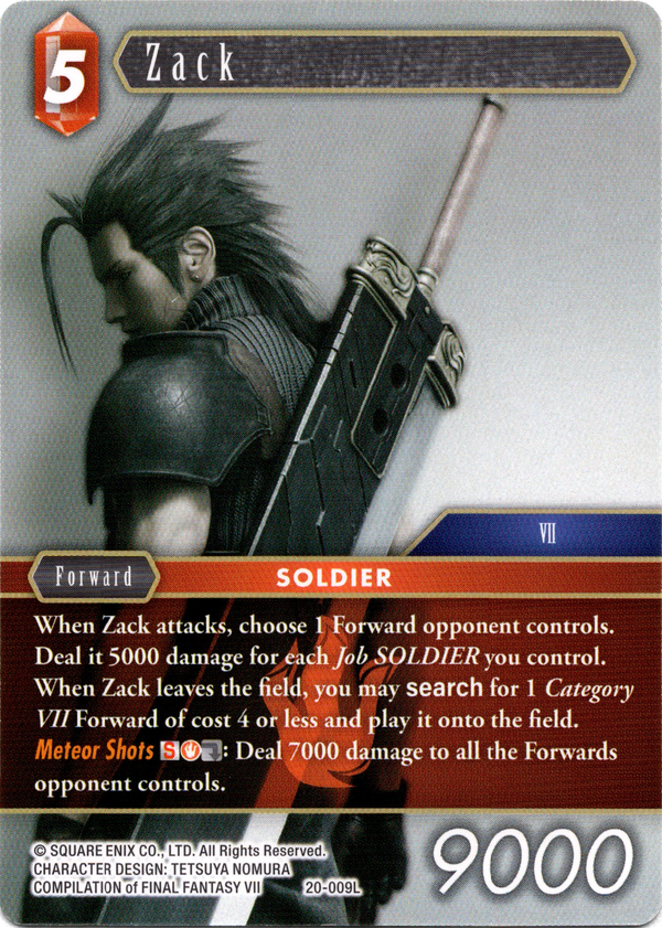 Zack - 20-009L - Dawn of Heroes - Card Cavern