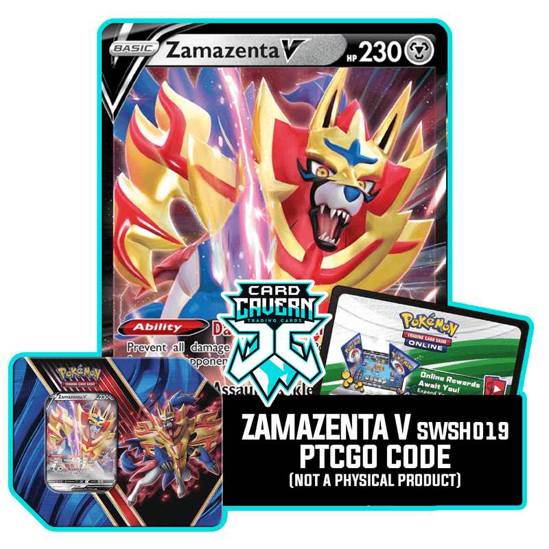 Zacian V & Zamazenta V - Sword & Shield Ultra-Premium Collection PTCGL Code