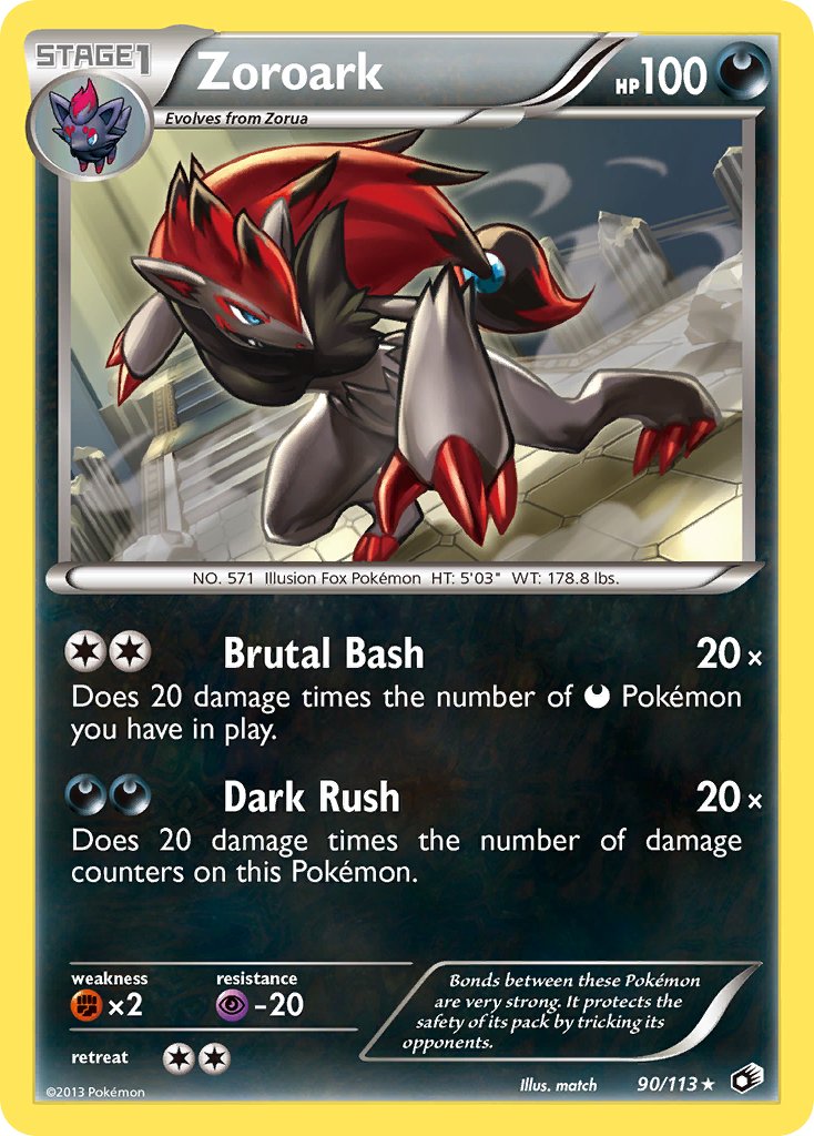 Zoroark - 90/113 - Legendary Treasures - Holo - Card Cavern