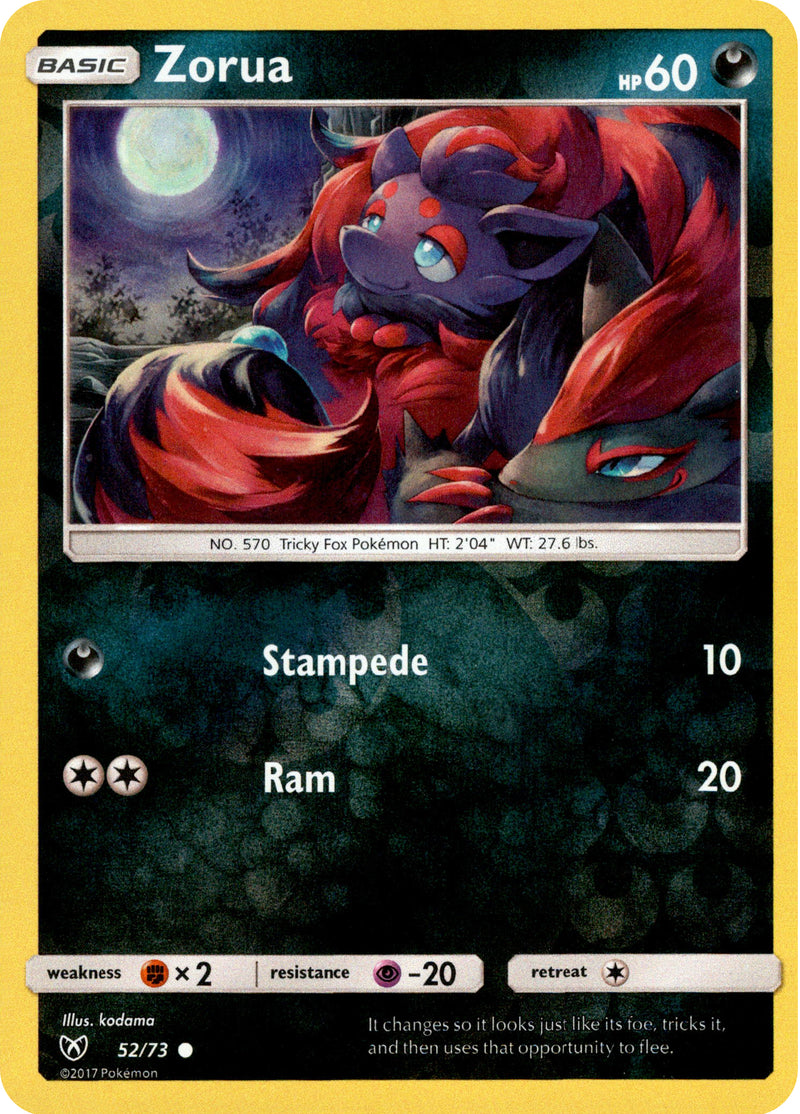 Zorua - 52/73 - Shining Legends - Reverse Holo - Card Cavern