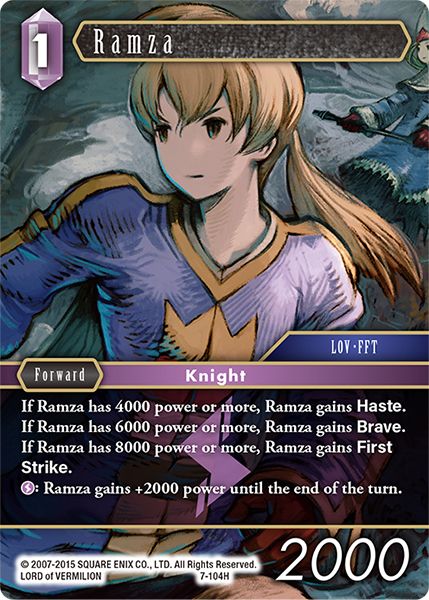 Ramza - 7-104H - Opus VII - Card Cavern