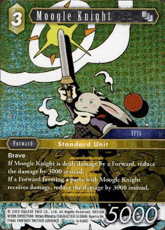 Moogle Knight - 8-086C - Opus VIII - Foil - Card Cavern