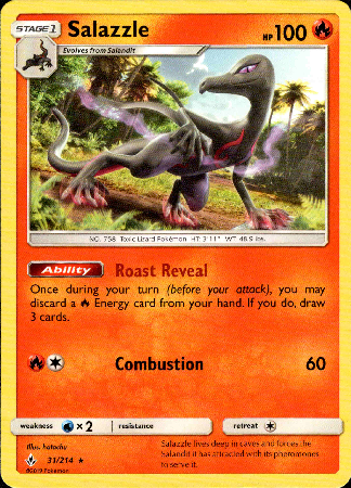 Salazzle - 31/214 - Unbroken Bonds - Card Cavern