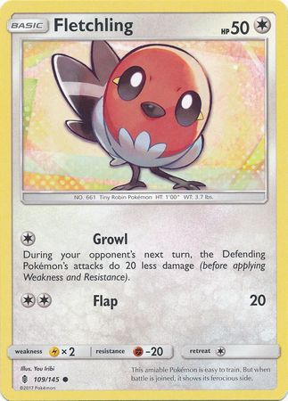 Fletchling - 109/145 - Guardians Rising - Card Cavern