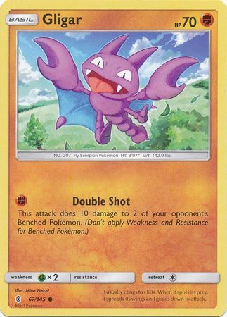 Gligar - 67/145 - Guardians Rising - Card Cavern