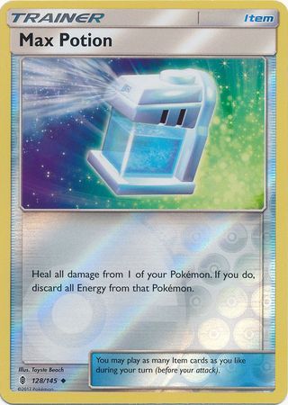 Max Potion - 128/145 - Guardians Rising - Reverse Holo - Card Cavern