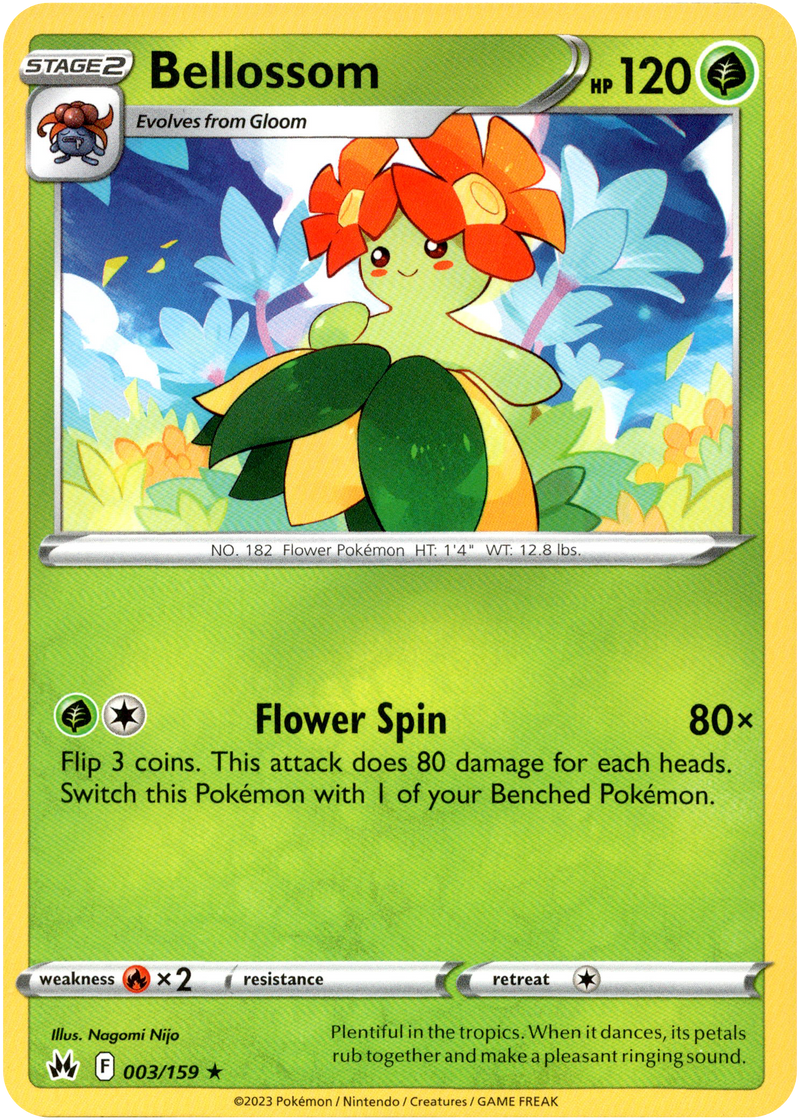 Bellossom - 003/159 - Crown Zenith - Card Cavern