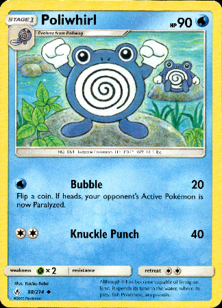 Poliwhirl - 38/214 - Unbroken Bonds - Card Cavern