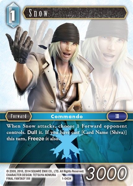 Snow - 1-043H - Opus I - Card Cavern