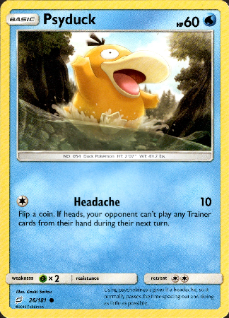 Psyduck - 26/181 - Team Up - Card Cavern