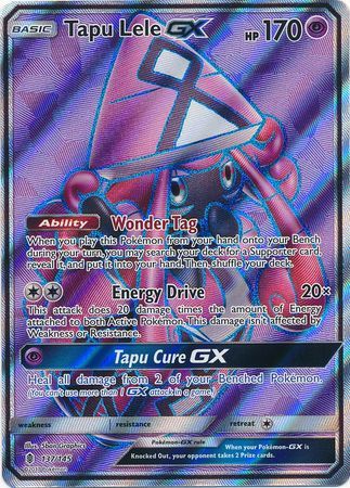 Tapu Lele GX Full Art - 137/145 - Guardians Rising - Card Cavern