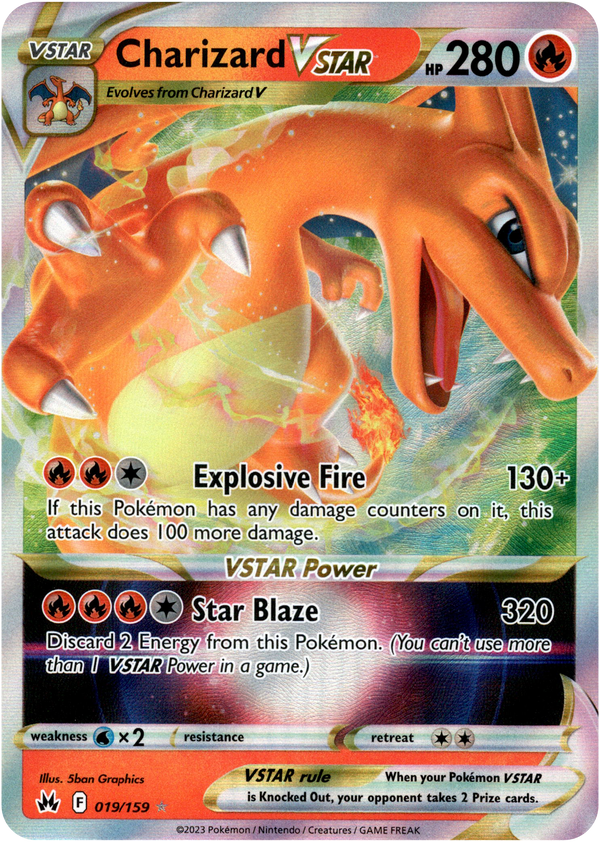 Charizard VSTAR - 019/159 - Crown Zenith - Card Cavern