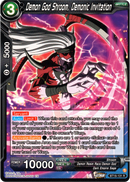 Demon God Shroom, Demonic Invitation - BT18-131 - Dawn of the Z-Legends - Card Cavern