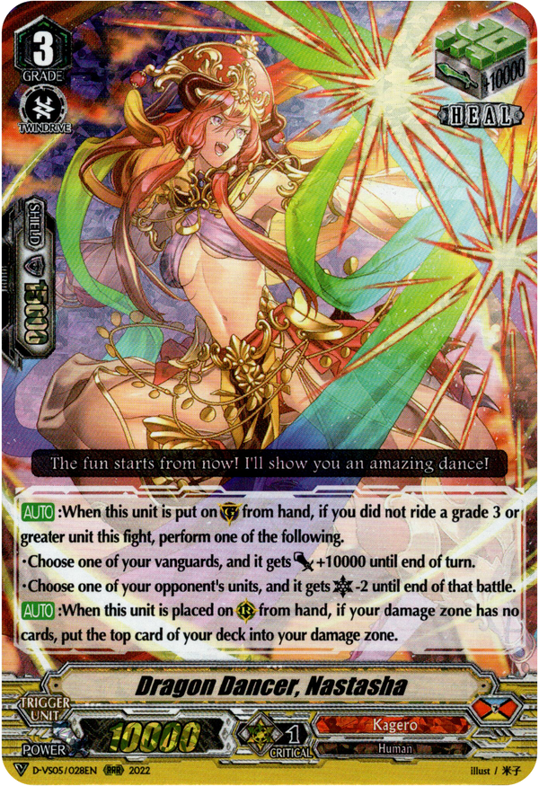 Dragon Dancer, Nastasha - D-VS05/028EN - V Clan Collection Vol.5 - Foil - Card Cavern