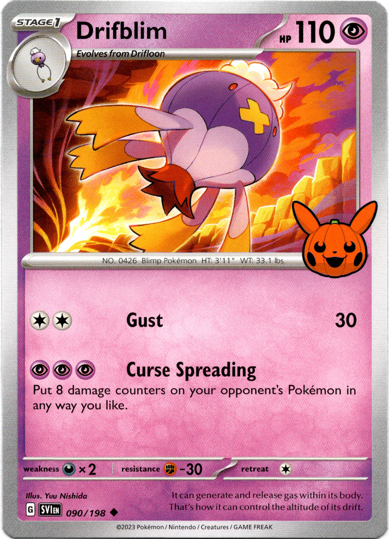 Drifblim - 090/198 - Trick or Trade BOOster Bundle 2023 - Card Cavern