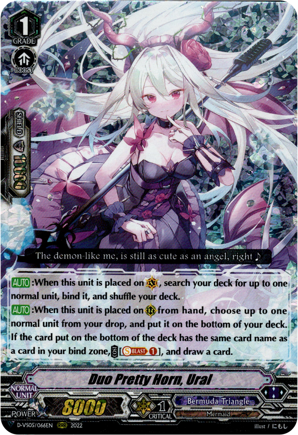 Duo Pretty Horn, Ural - D-VS05/066EN - V Clan Collection Vol.5 - Foil - Card Cavern