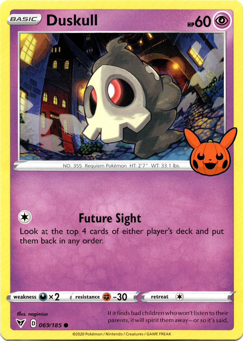 Duskull - 069/185 - Trick or Trade BOOster Bundle 2023 - Card Cavern