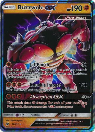 Buzzwole GX - 57/111 - Crimson Invasion - Card Cavern