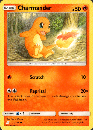 Charmander - 11/181 - Team Up - Card Cavern