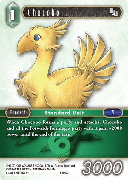 Chocobo - 1-076C - Opus I - Card Cavern