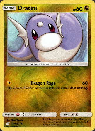 Dratini - 116/181 - Team Up - Reverse Holo - Card Cavern