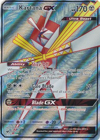 Nihilego GX - 103/111 Crimson Invasion FULL ART Pokemon Card