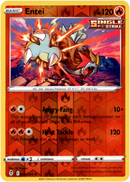 Entei - 019/203 - Evolving Skies - Reverse Holo - Card Cavern