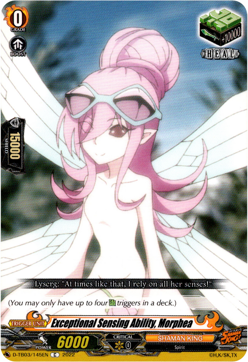 Exceptional Sensing Ability, Morphea - D-TB03/145EN - Shaman King - Card Cavern